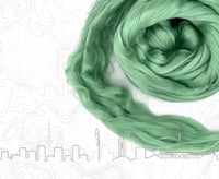 Canberra Green A Grade Mulberry Silk Top.