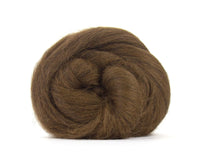 Dark Brown Baby Alpaca Top - World of Wool