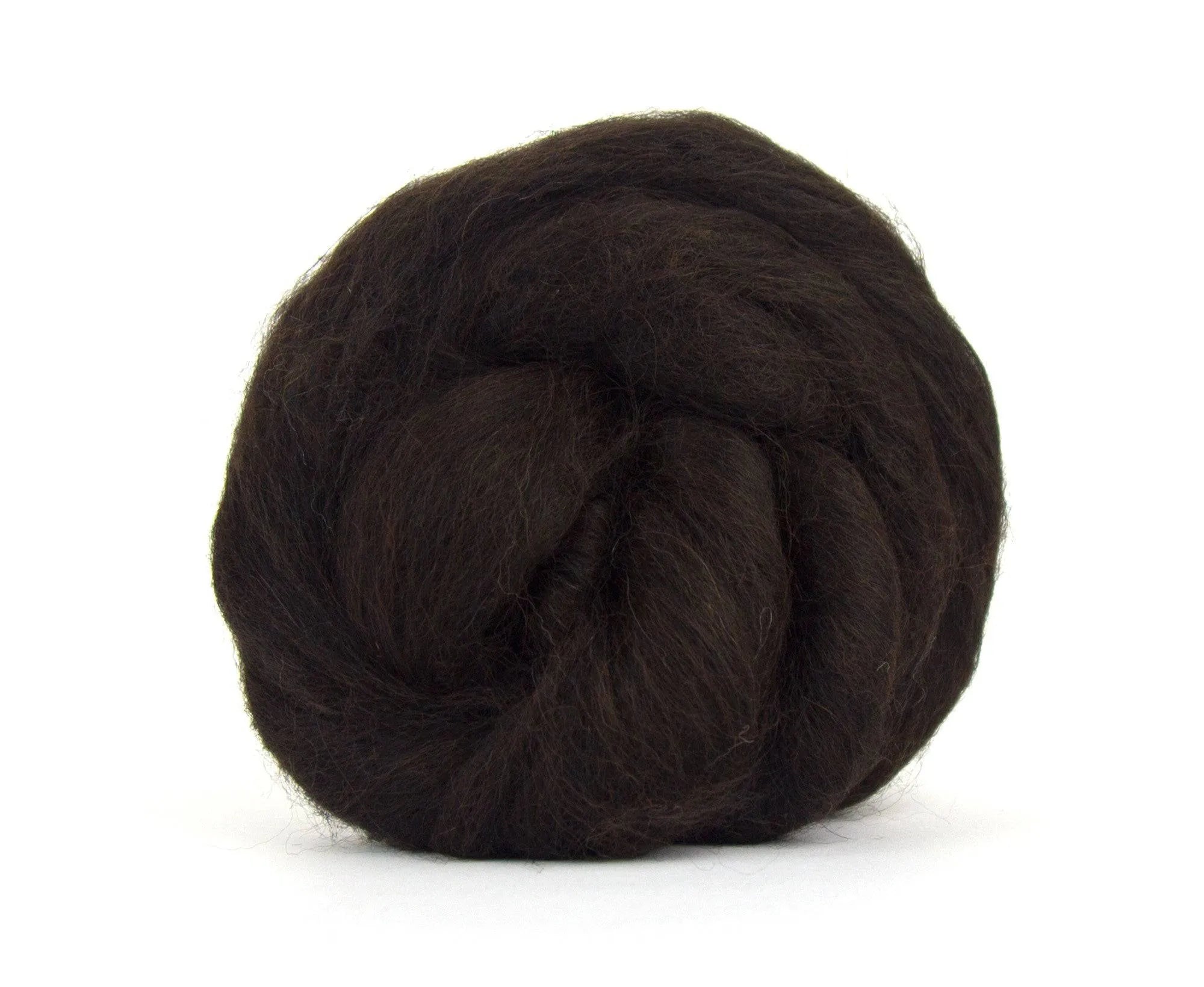 Dark Brown De-Haired Llama Top - World of Wool