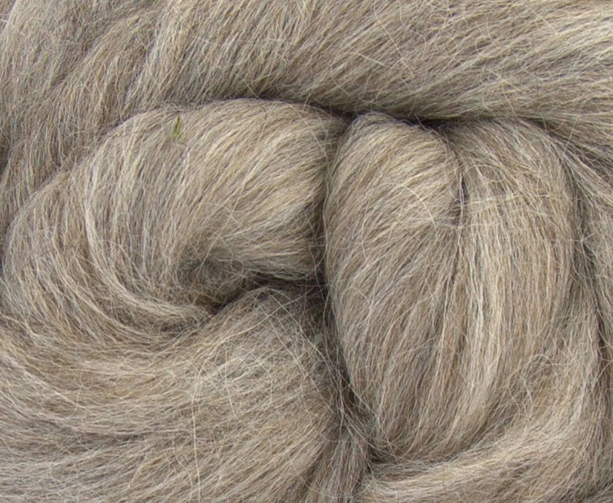 Grey Baby Alpaca Top - World of Wool