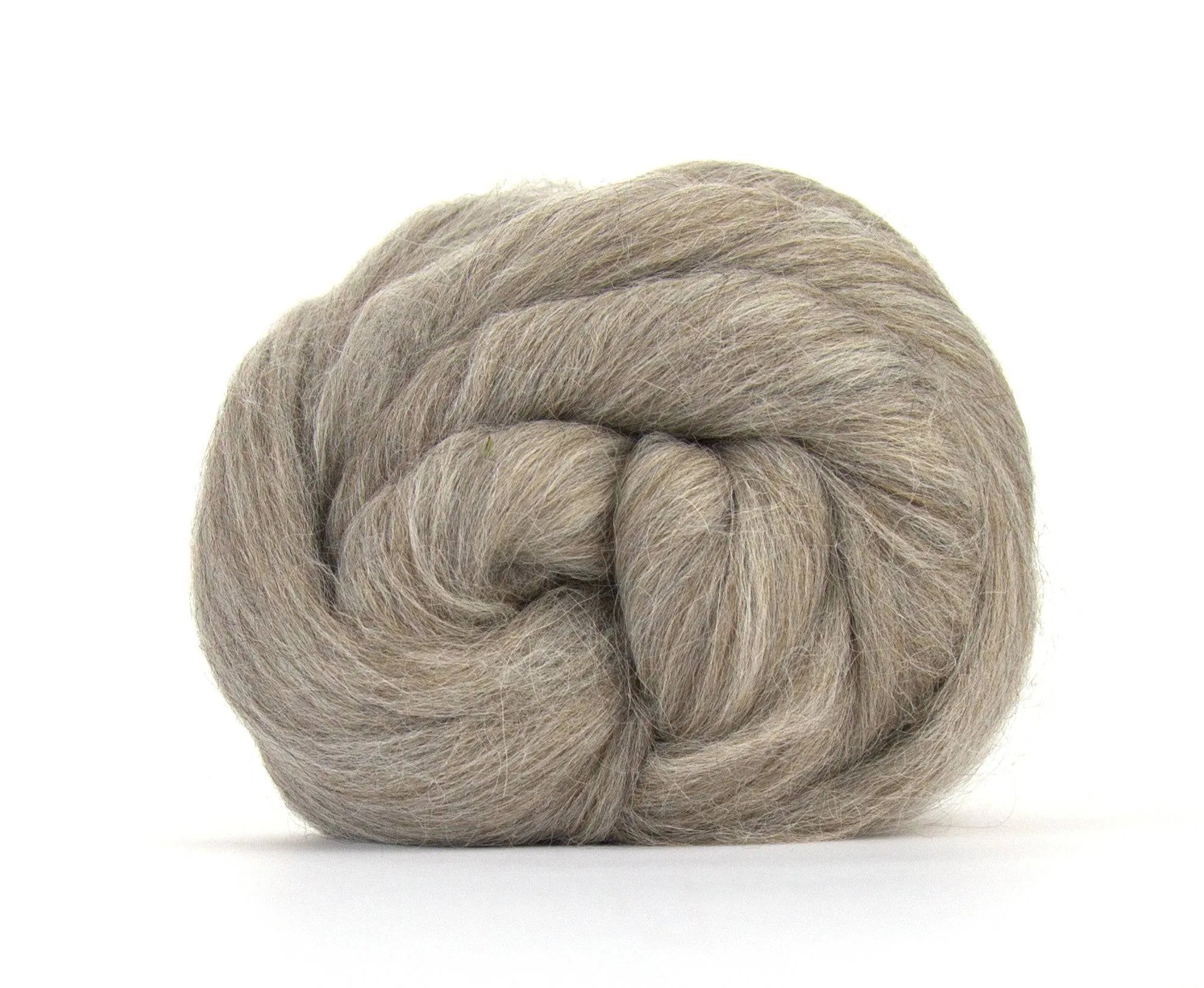 Grey Baby Alpaca Top - World of Wool