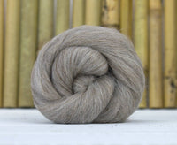 Grey Baby Alpaca Top - World of Wool