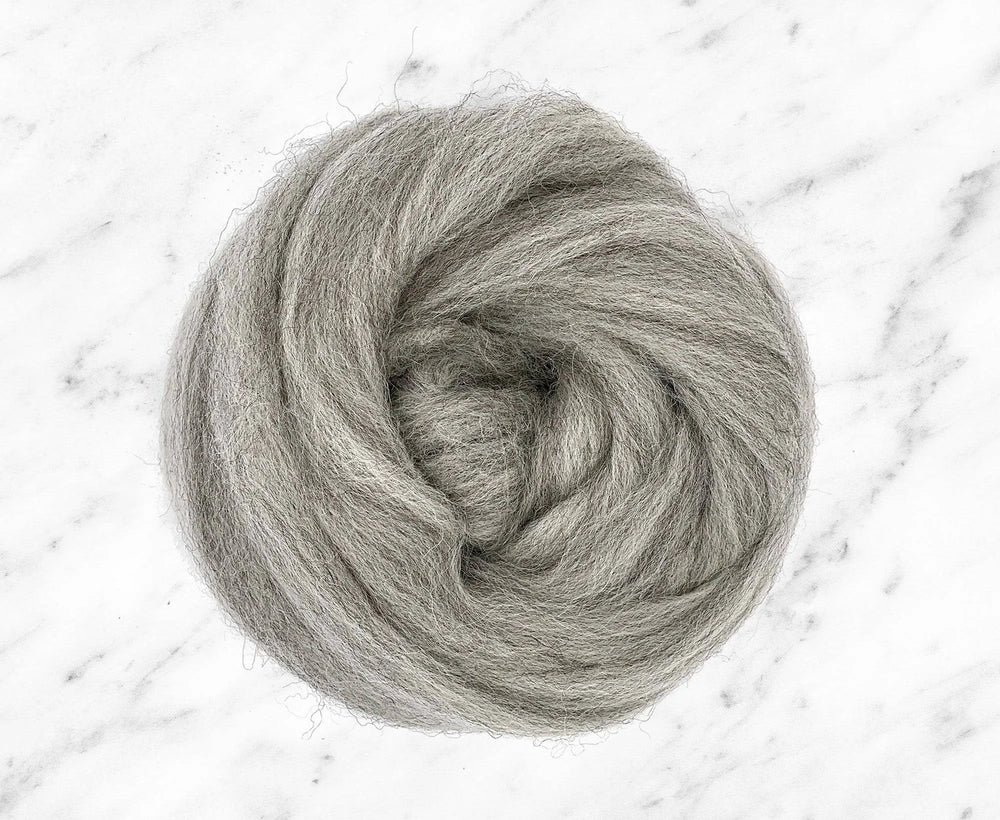 Grey UK Alpaca Top - World of Wool