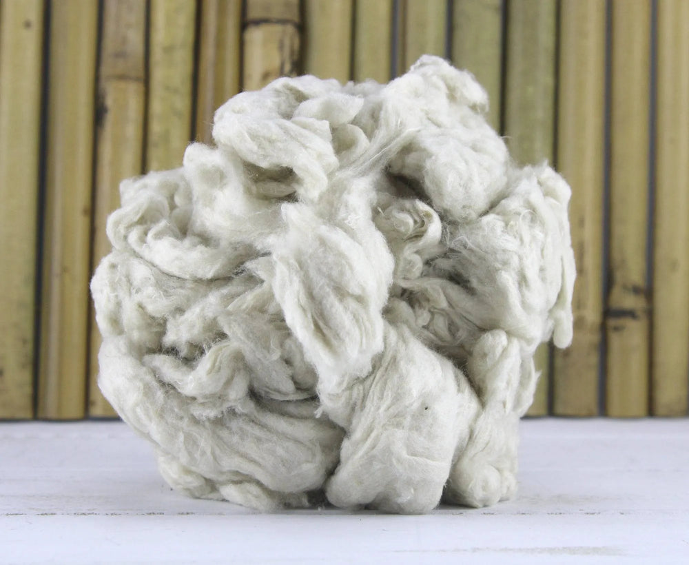 Recycled Mulberry Silk Fibre.