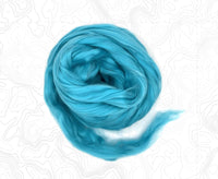 San Marino Blue A Grade Mulberry Silk Top.