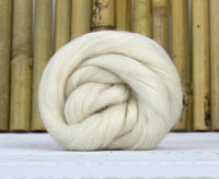 White Baby Alpaca Top - World of Wool