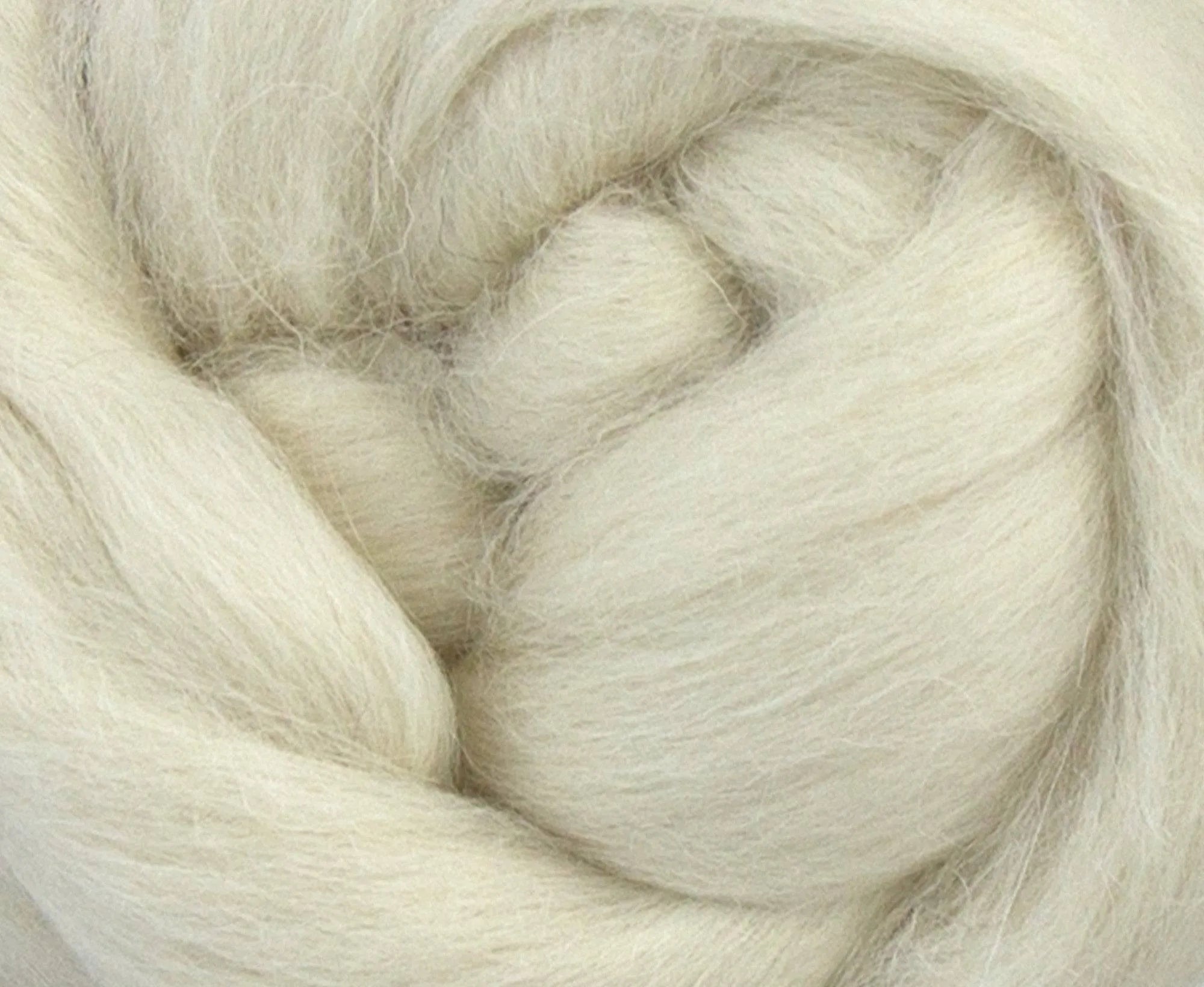 White De-Haired Llama Top - World of Wool