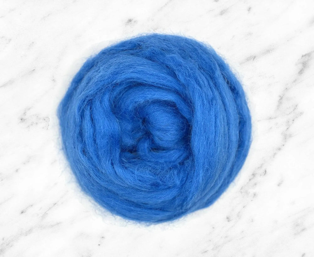 Blue Super Bright Trilobal Nylon Top - World of Wool