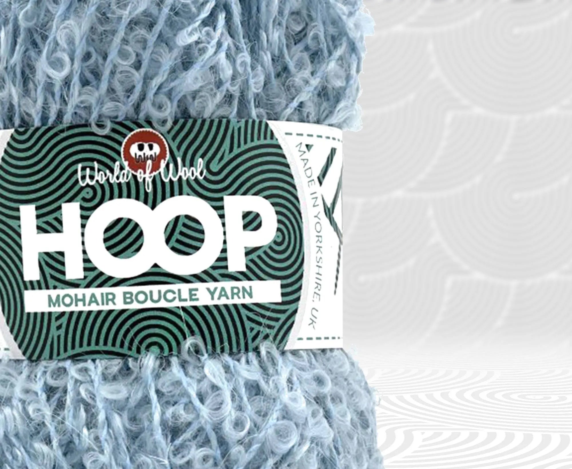 Bluejay Mohair Hoop Boucle.