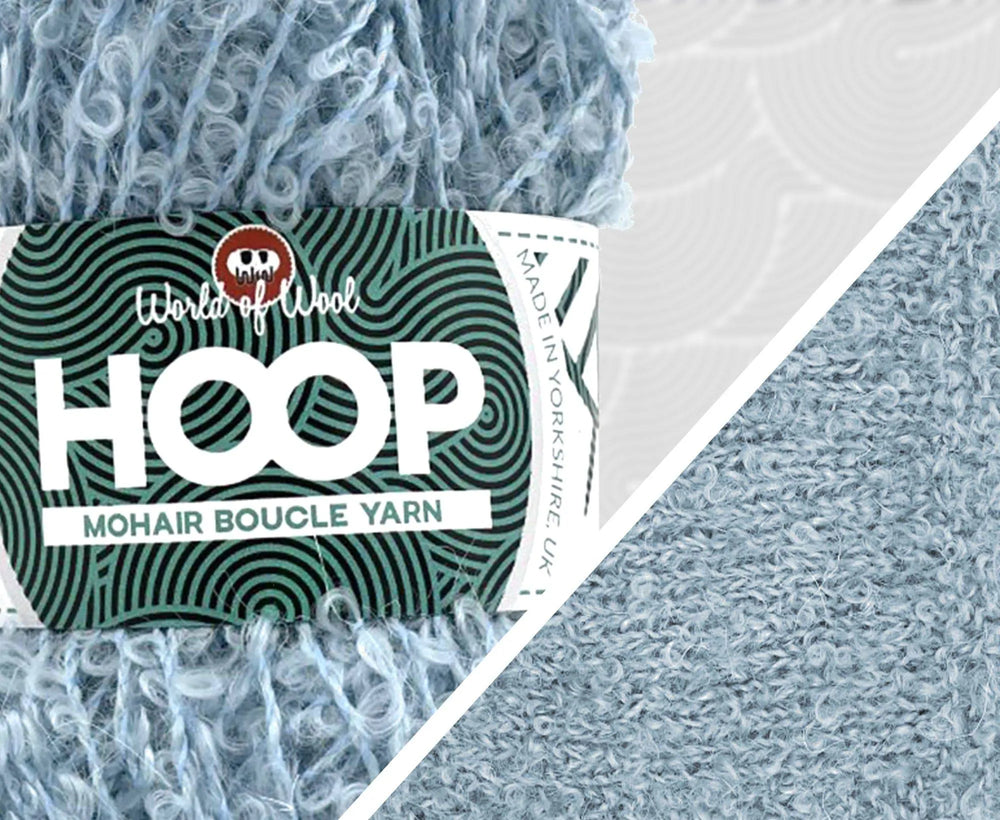 Bluejay Mohair Hoop Boucle - World of Wool