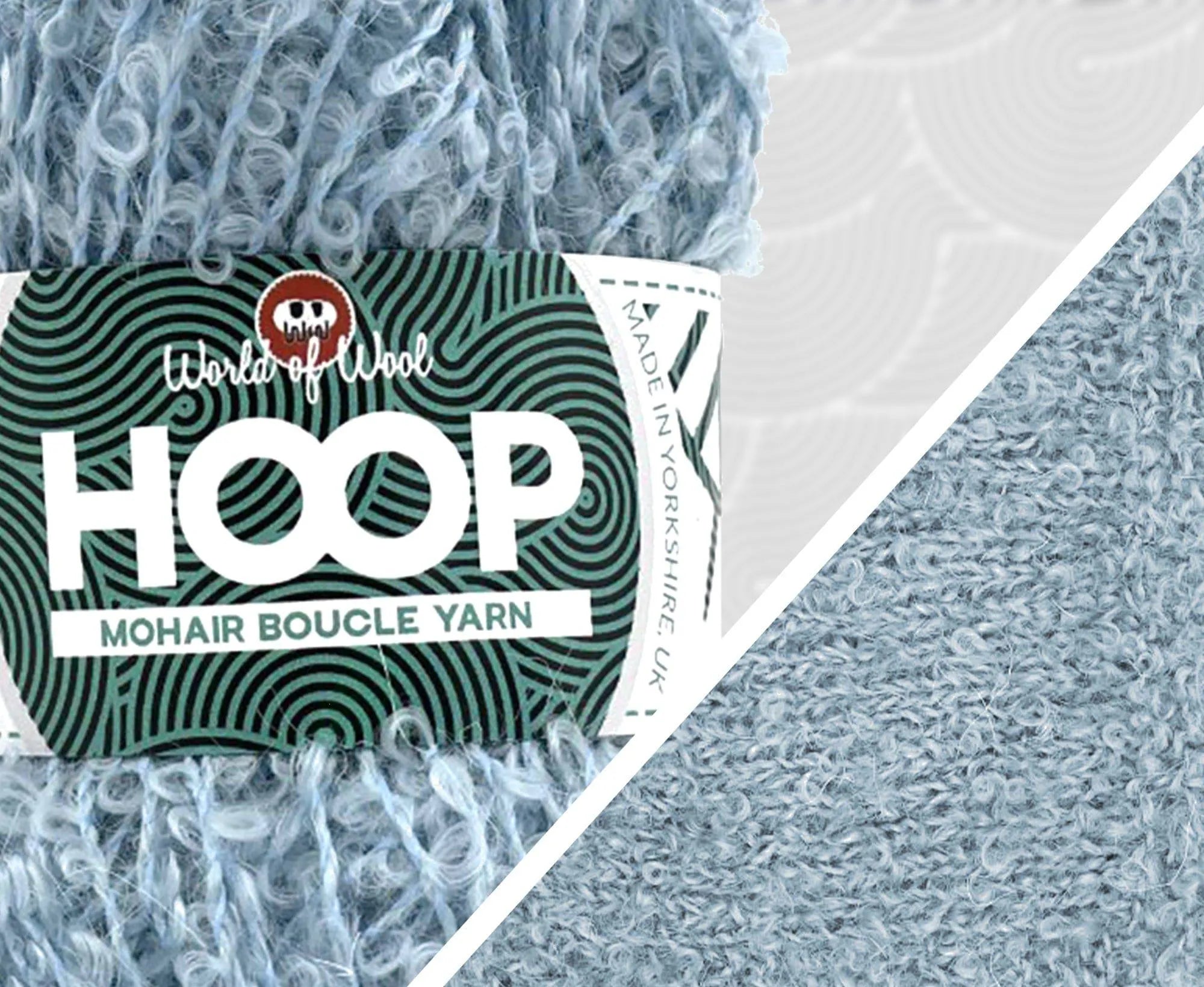 Bluejay Mohair Hoop Boucle.