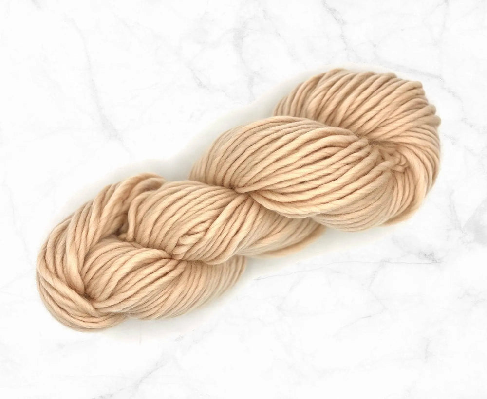 Eggshell Merino Super Chunky Weight.