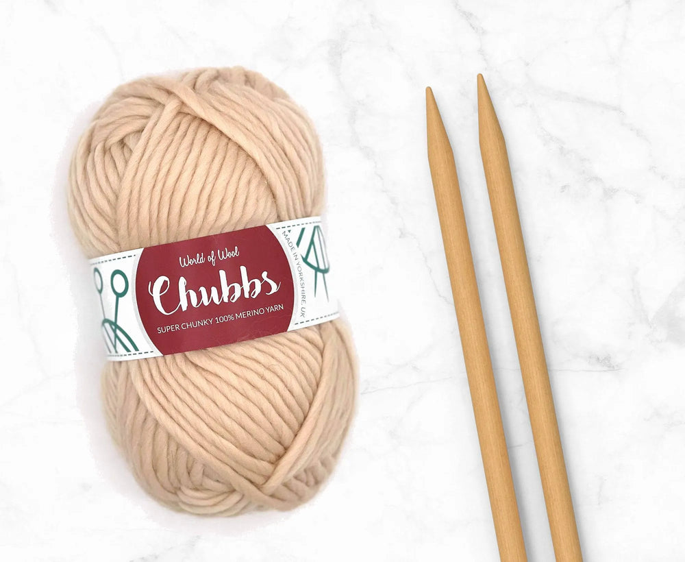 Eggshell Merino Super Chunky Weight.