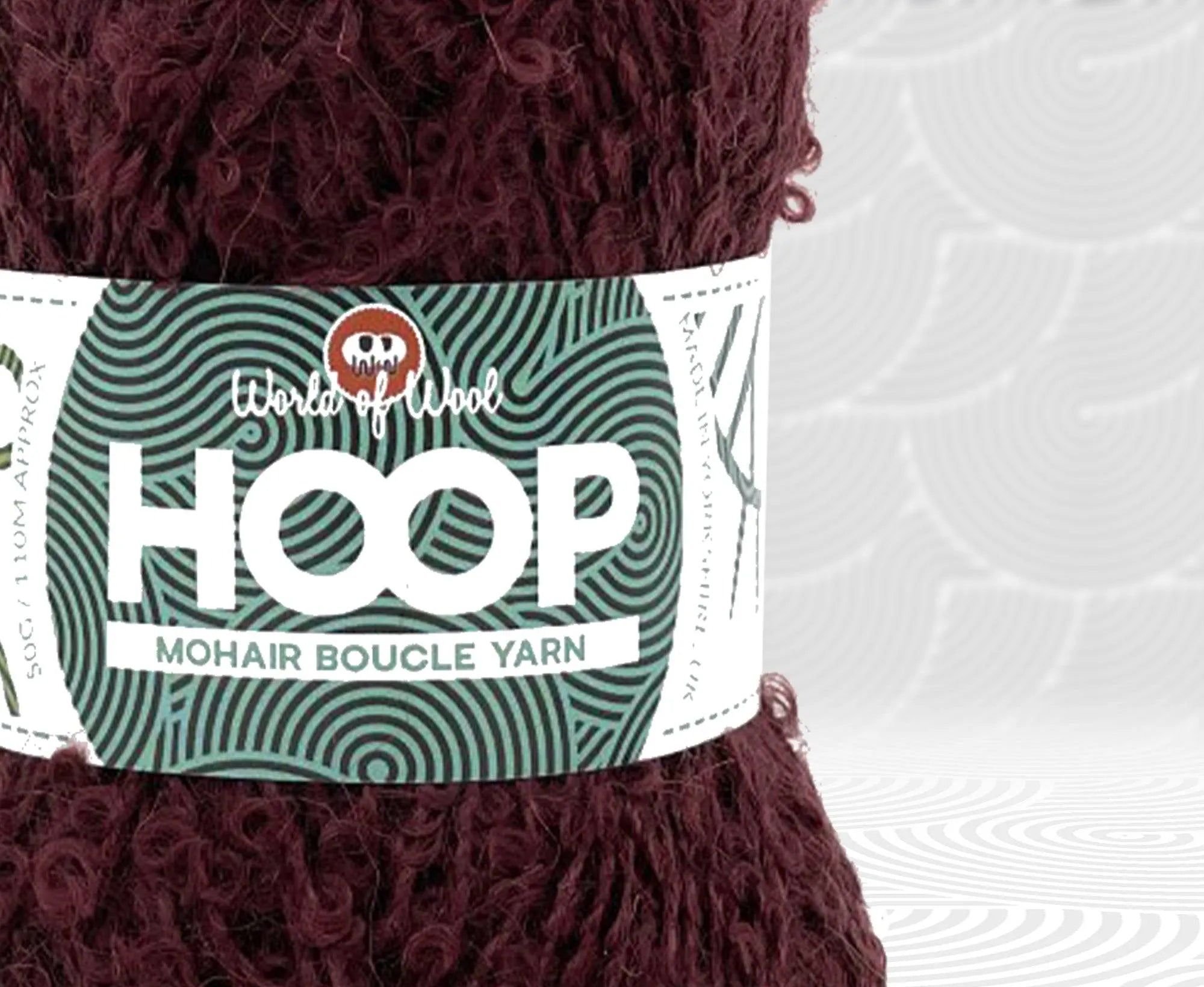 Elk Mohair Hoop Boucle.