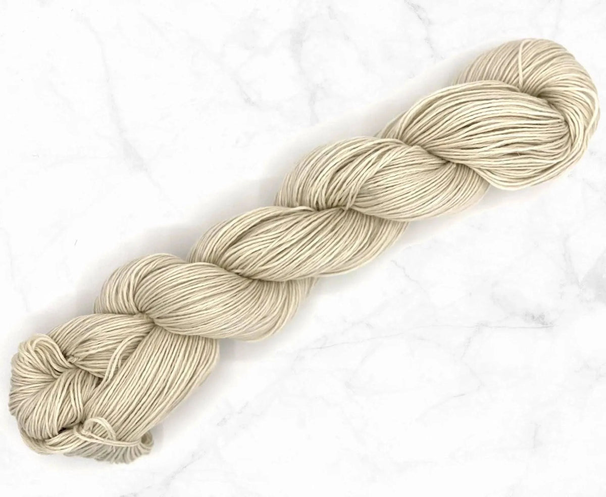 Ivory Thread Color Ivory 4 Ply Yarn For Hand Dyeing Superfine Merino Baby Camel – World Of ...