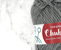 Natural Grey Merino Super Chunky Weight.