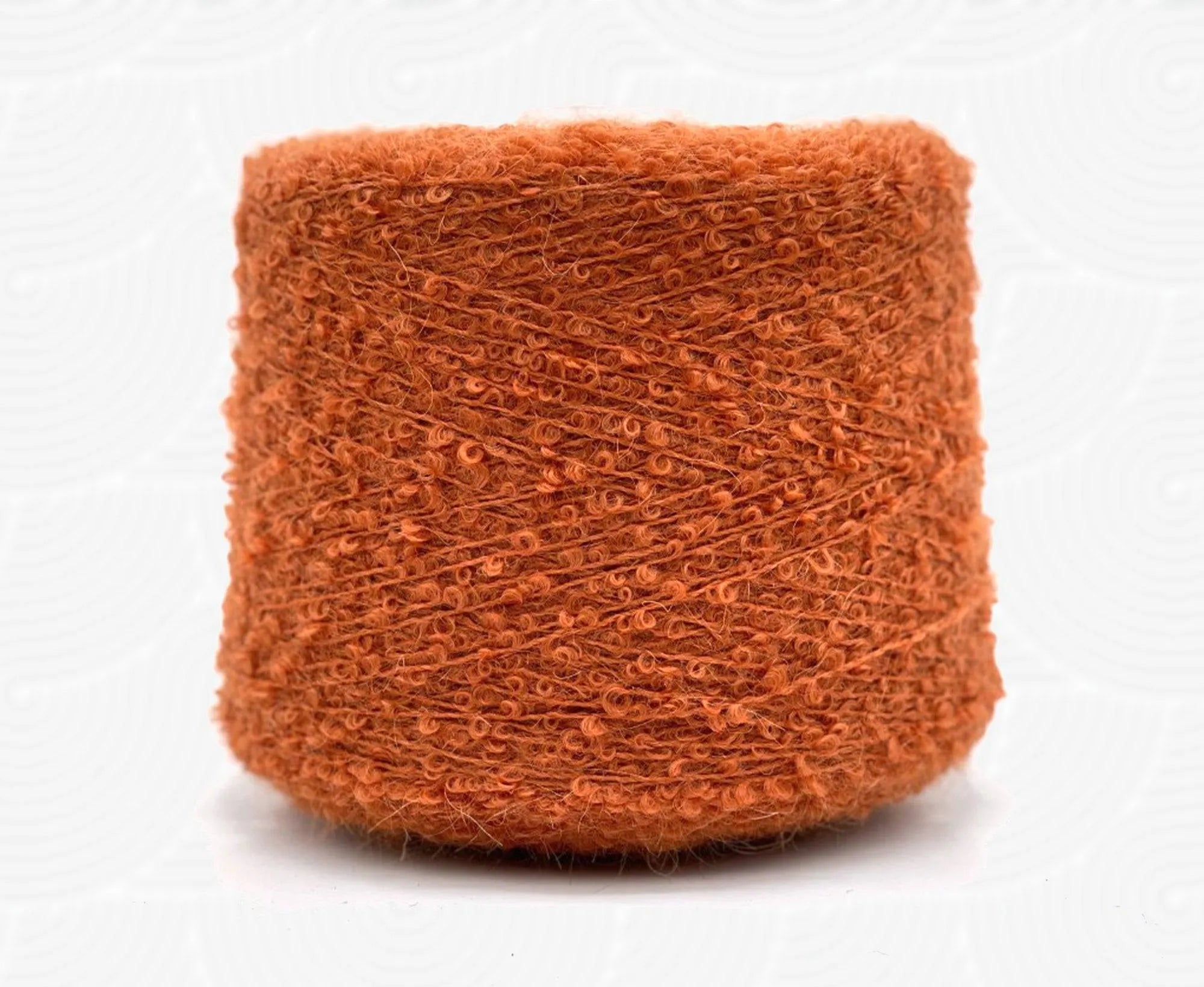 Orangutan Mohair Hoop Boucle Cone.