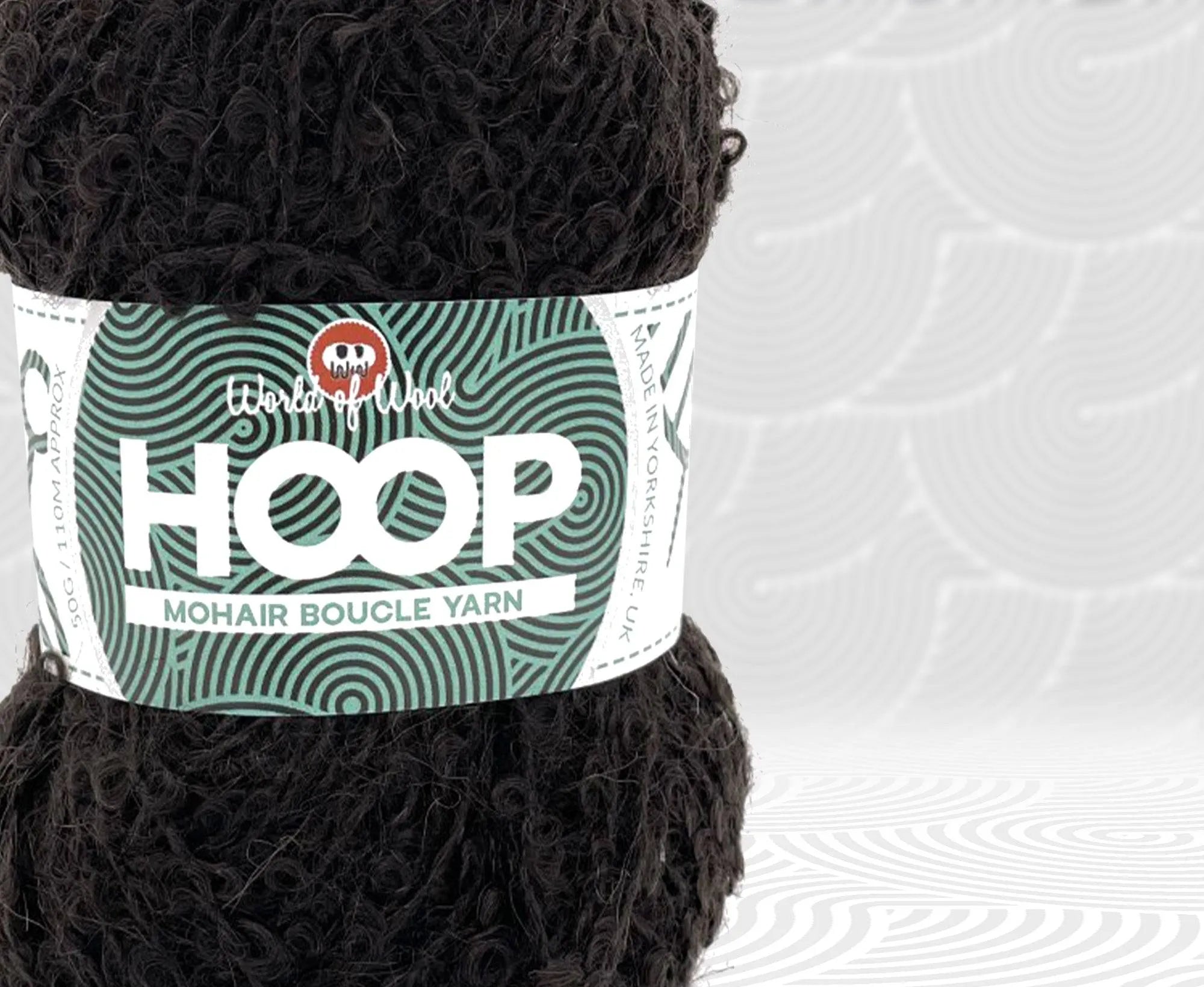 Otter Mohair Hoop Boucle.