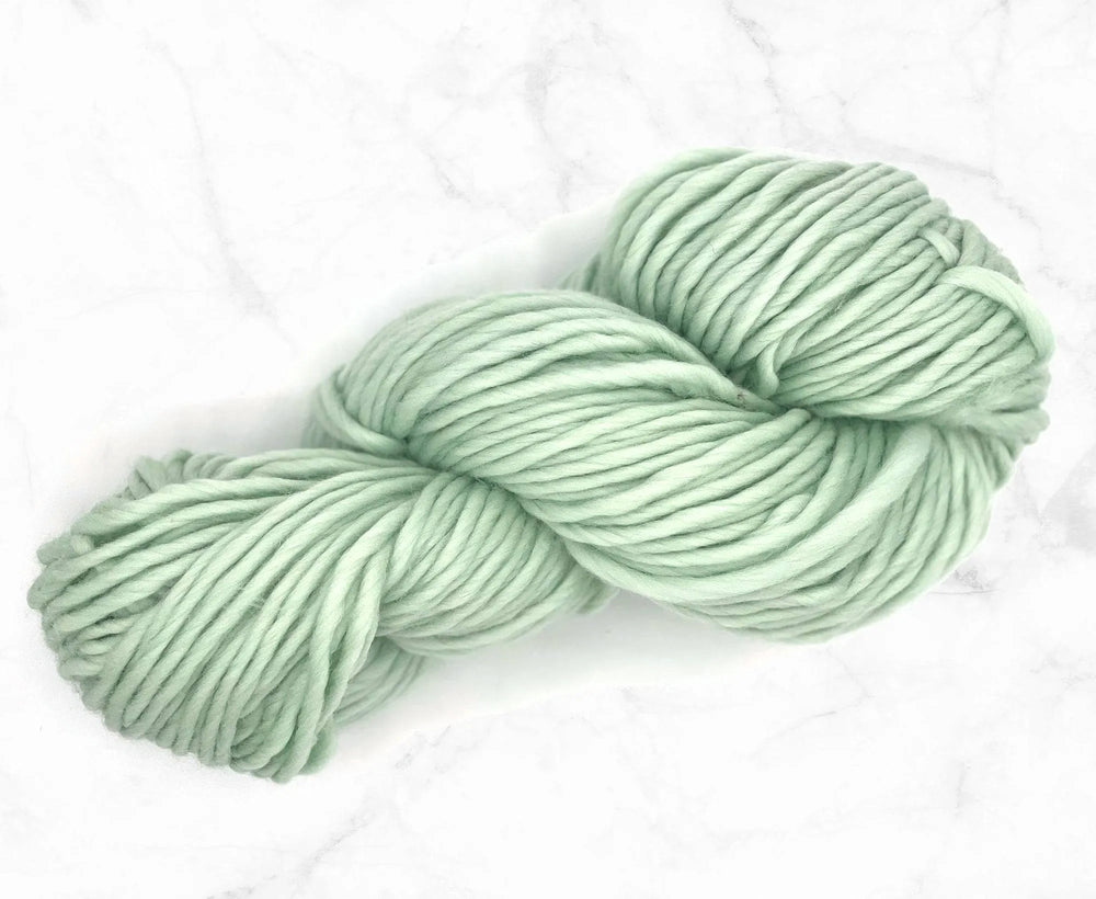 Peppermint Merino Super Chunky Weight.