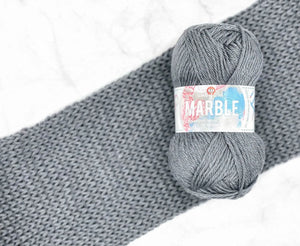 Powder Ash Marble DK Yarn WoW