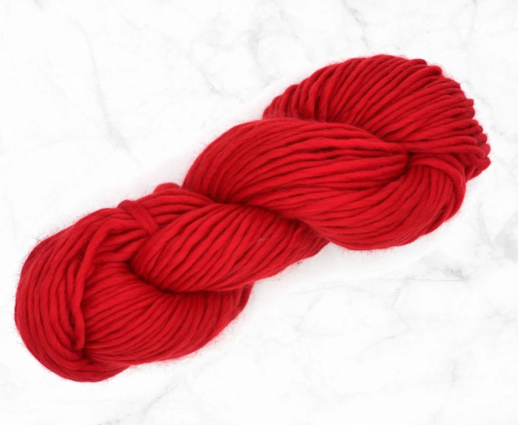 Super chunky weight yarn red 100g online