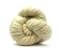 White Falkland Super Chunky Weight Hank.