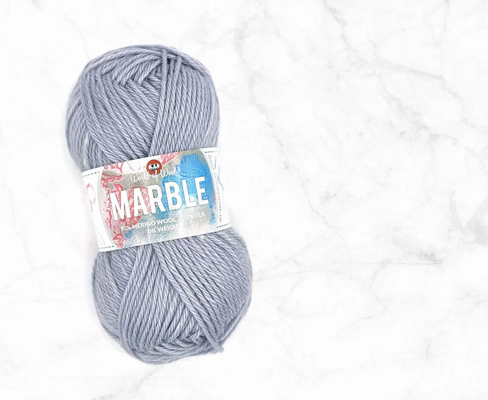White Shadow Marble DK - World of Wool