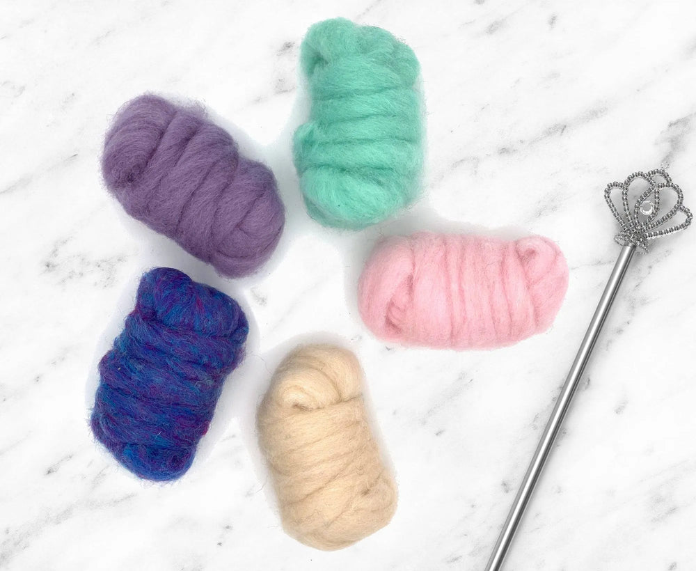Fairy Tones Carded Sliver Mixed Bag - World of Wool