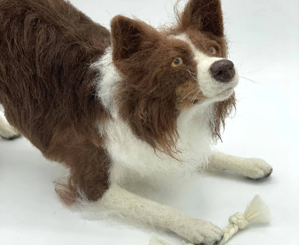 Benji The Border Collie | Artisan Needle Felting Kit - World of Wool