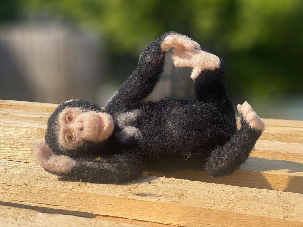 Chico The Chimp | Needle Felting Kit.