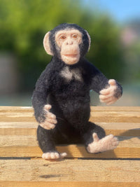 Chico The Chimp | Needle Felting Kit.