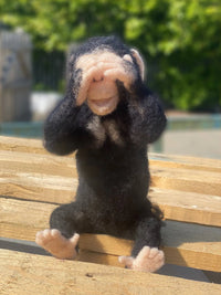 Chico The Chimp | Needle Felting Kit.