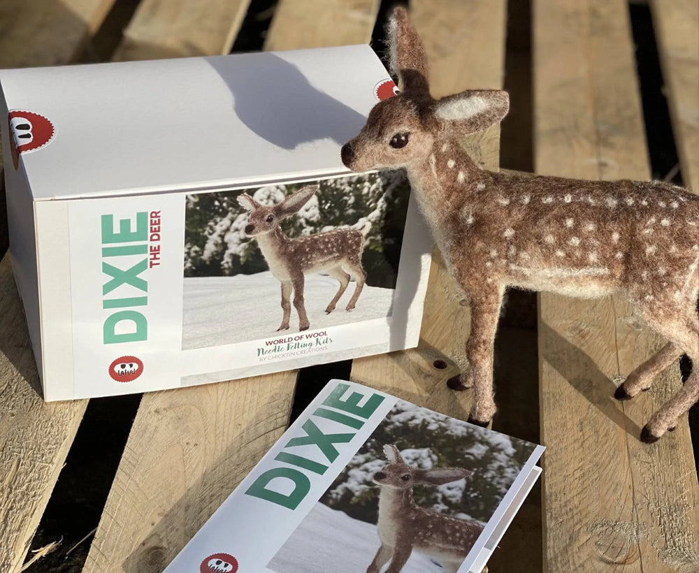 Dixie The Deer | Needle Felting Kit.