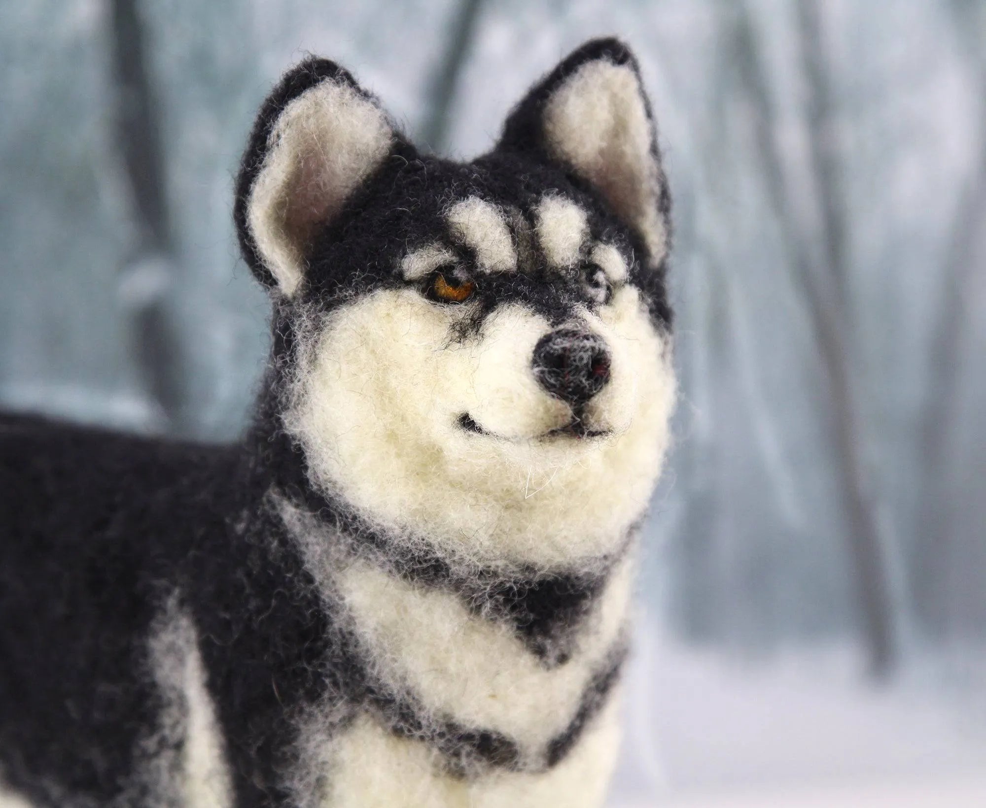 Hunter The Husky  | Needle Felting Kit.