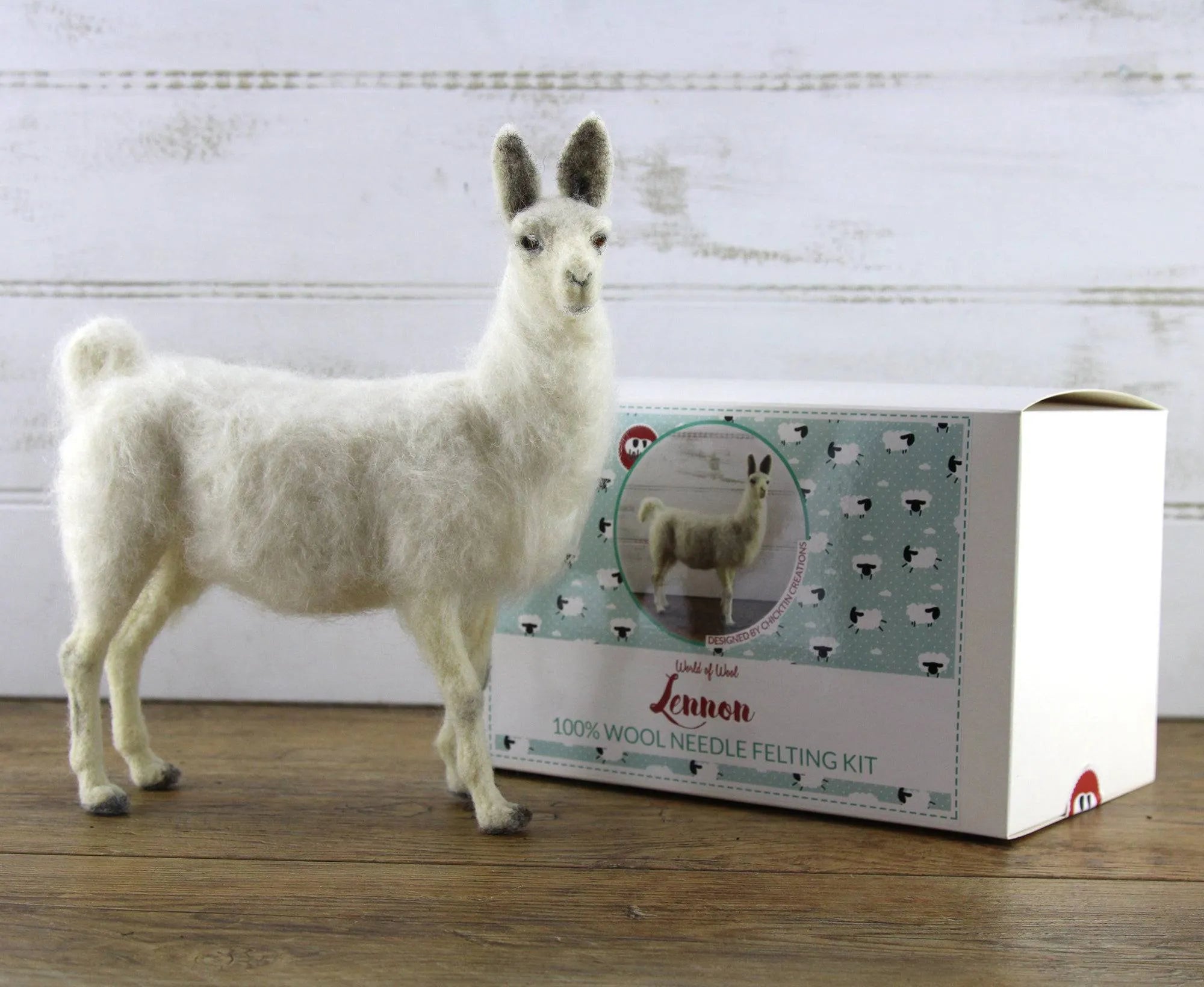 Lennon The Llama  | Needle Felting Kit.
