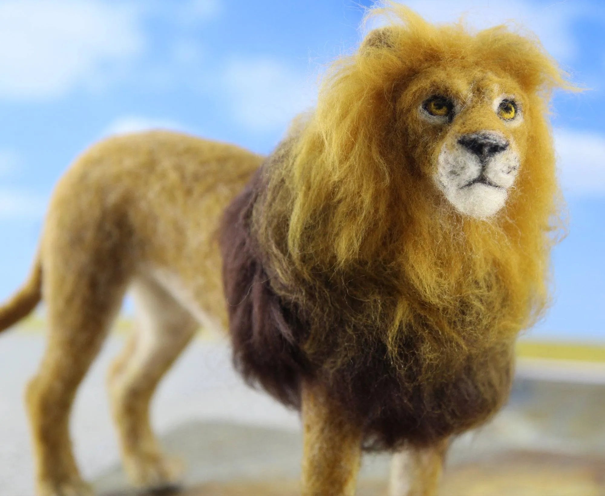Lewie The Lion  | Needle Felting Kit - World of Wool
