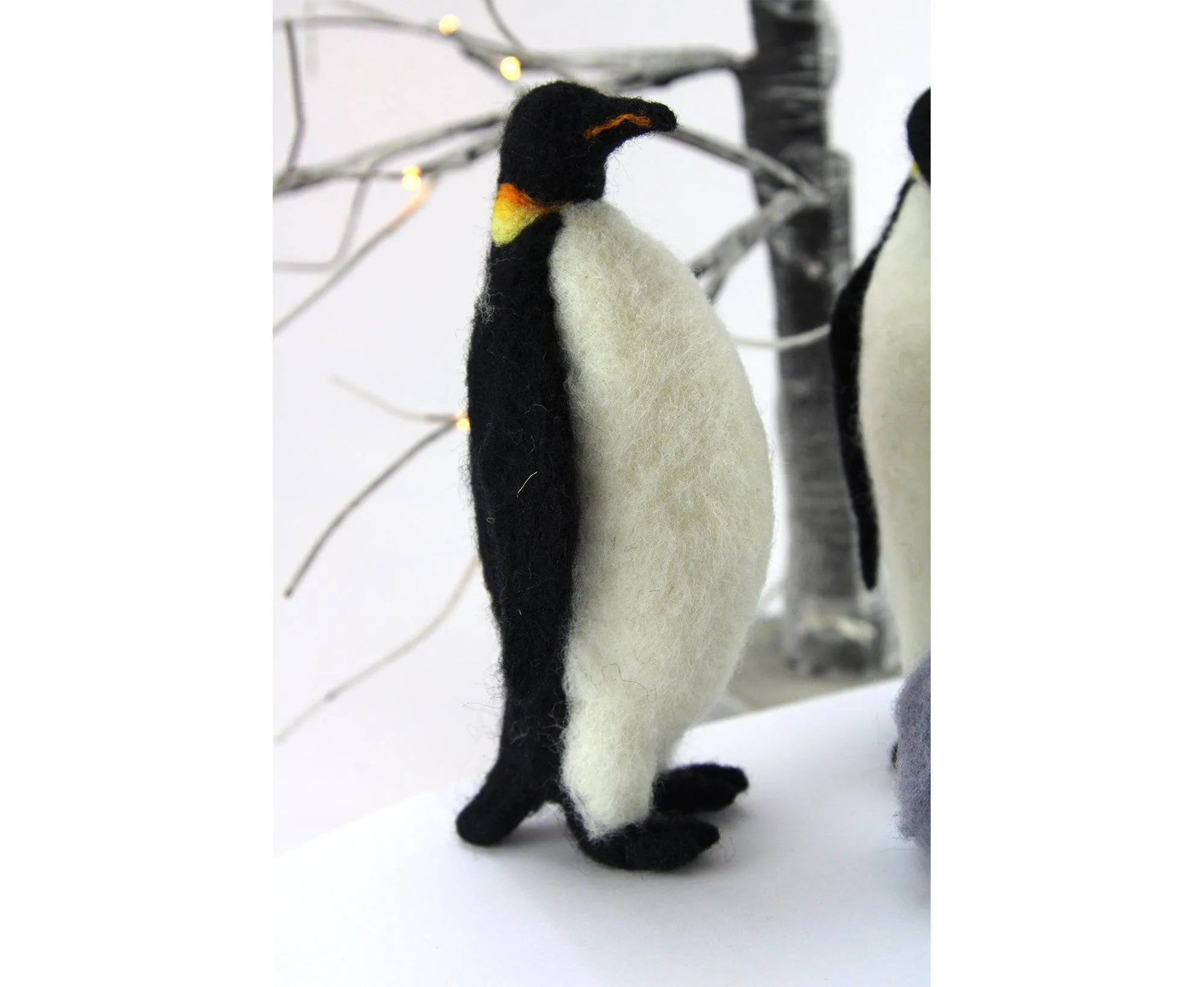 Peter, Piper & Pickle The Penguin Family | Needle Felting Kit.