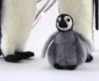 Peter, Piper & Pickle The Penguin Family | Needle Felting Kit.