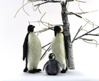 Peter, Piper & Pickle The Penguin Family | Needle Felting Kit.