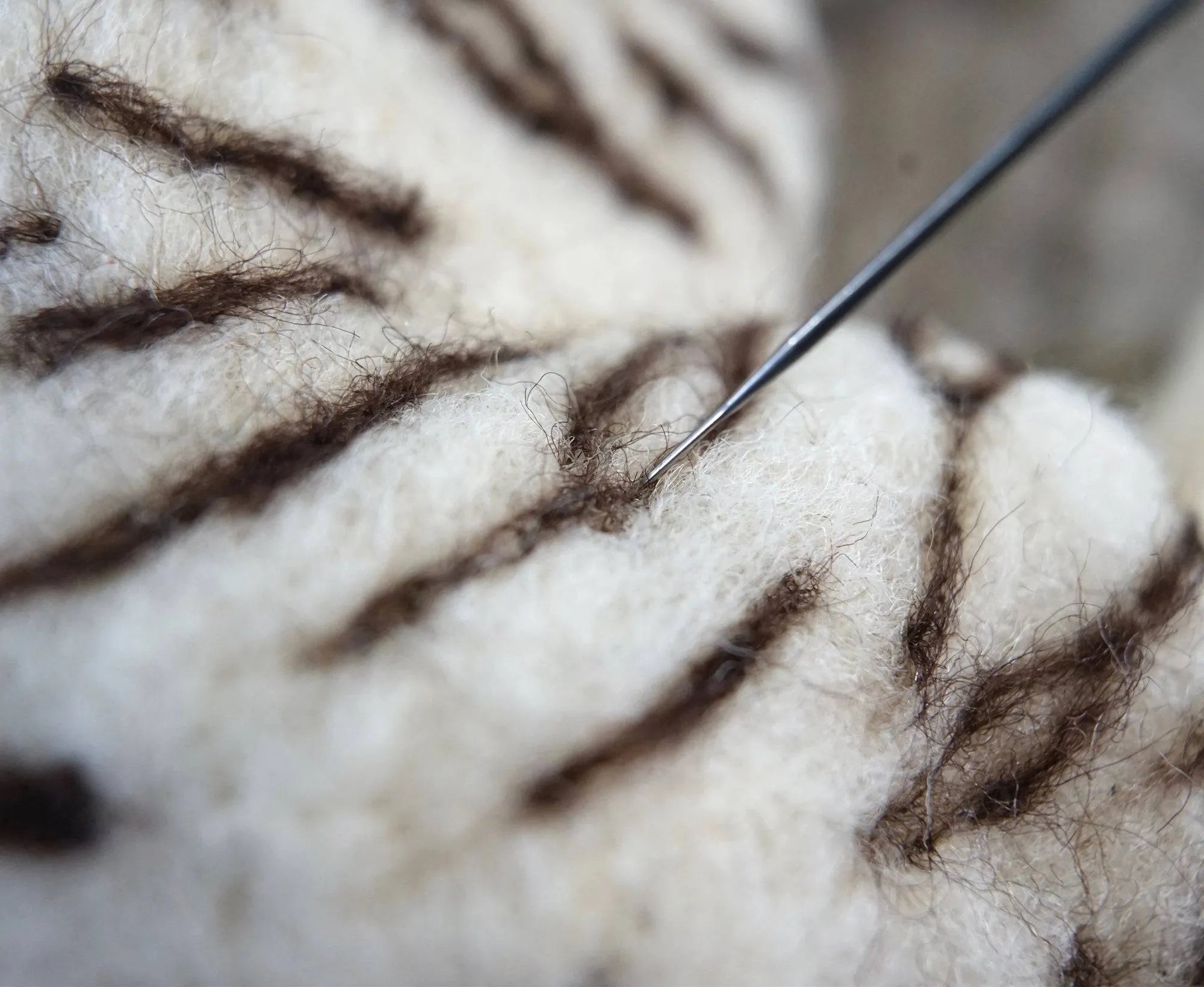 Tasia The Tiger | Needle Felting Kit.