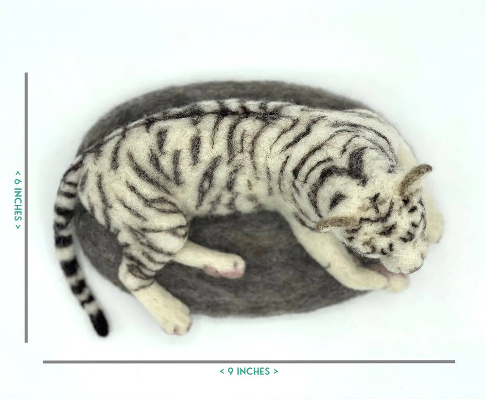 Tasia The Tiger | Needle Felting Kit.