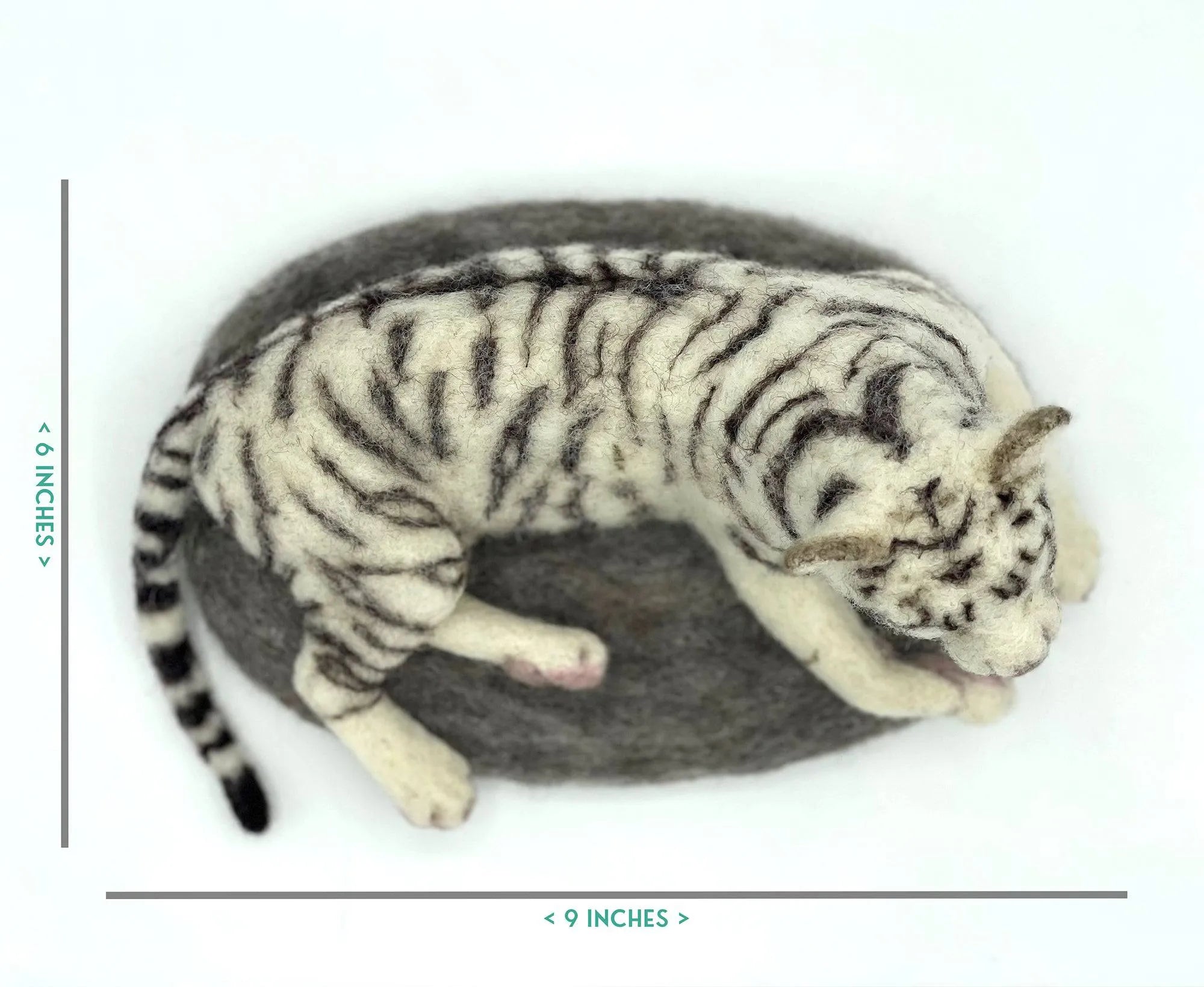 Tasia The Tiger | Needle Felting Kit.