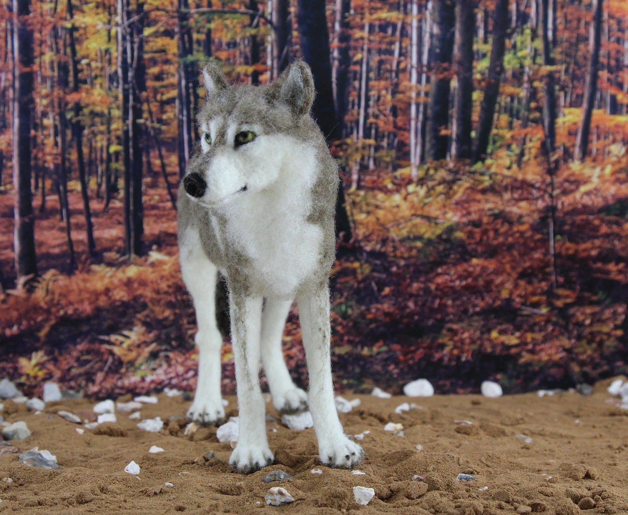 Winston The Wolf  | Needle Felting Kit.