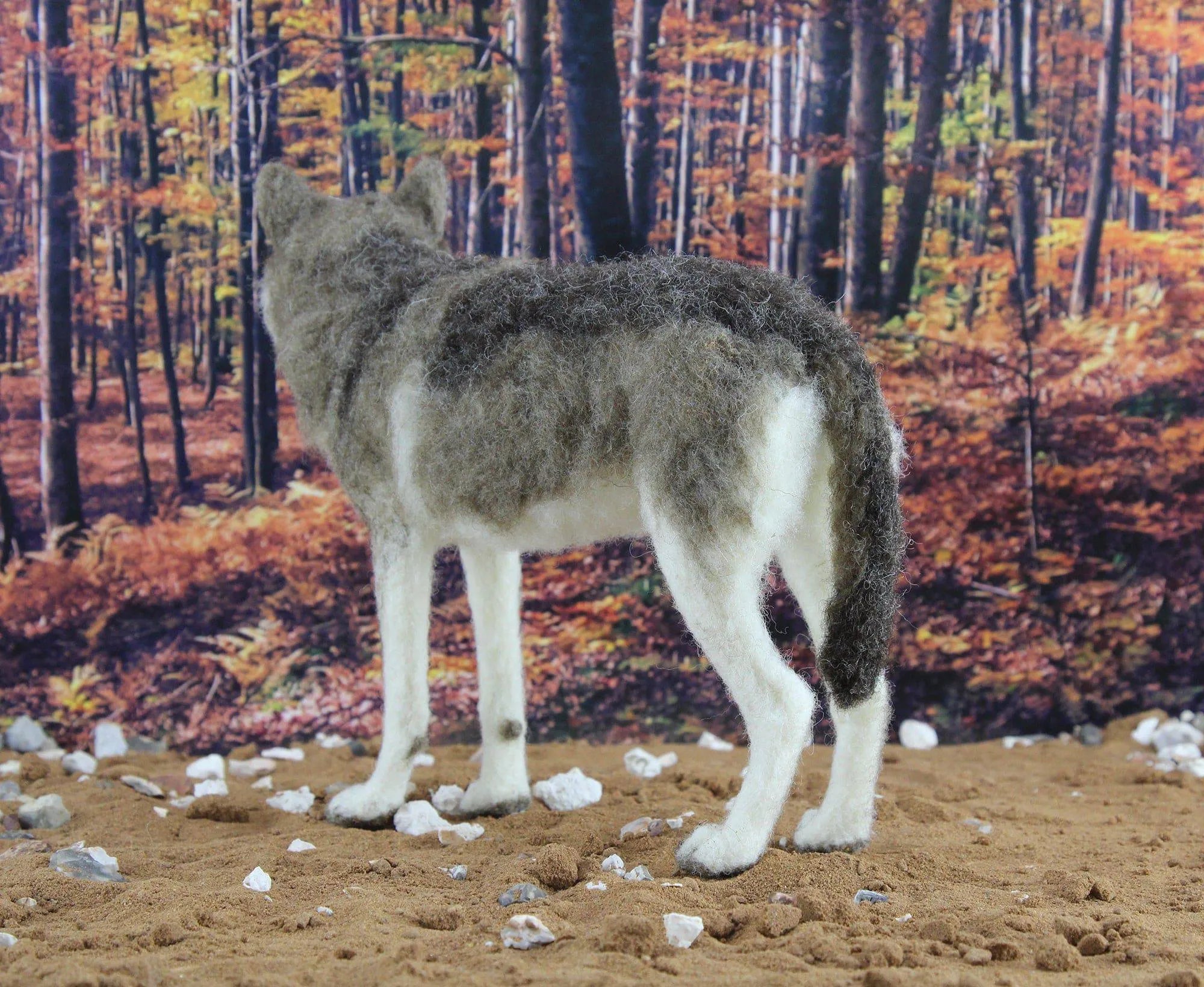 Winston The Wolf  | Needle Felting Kit.