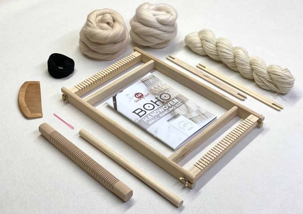Handwoven Wall Hanging Kit - Boho.