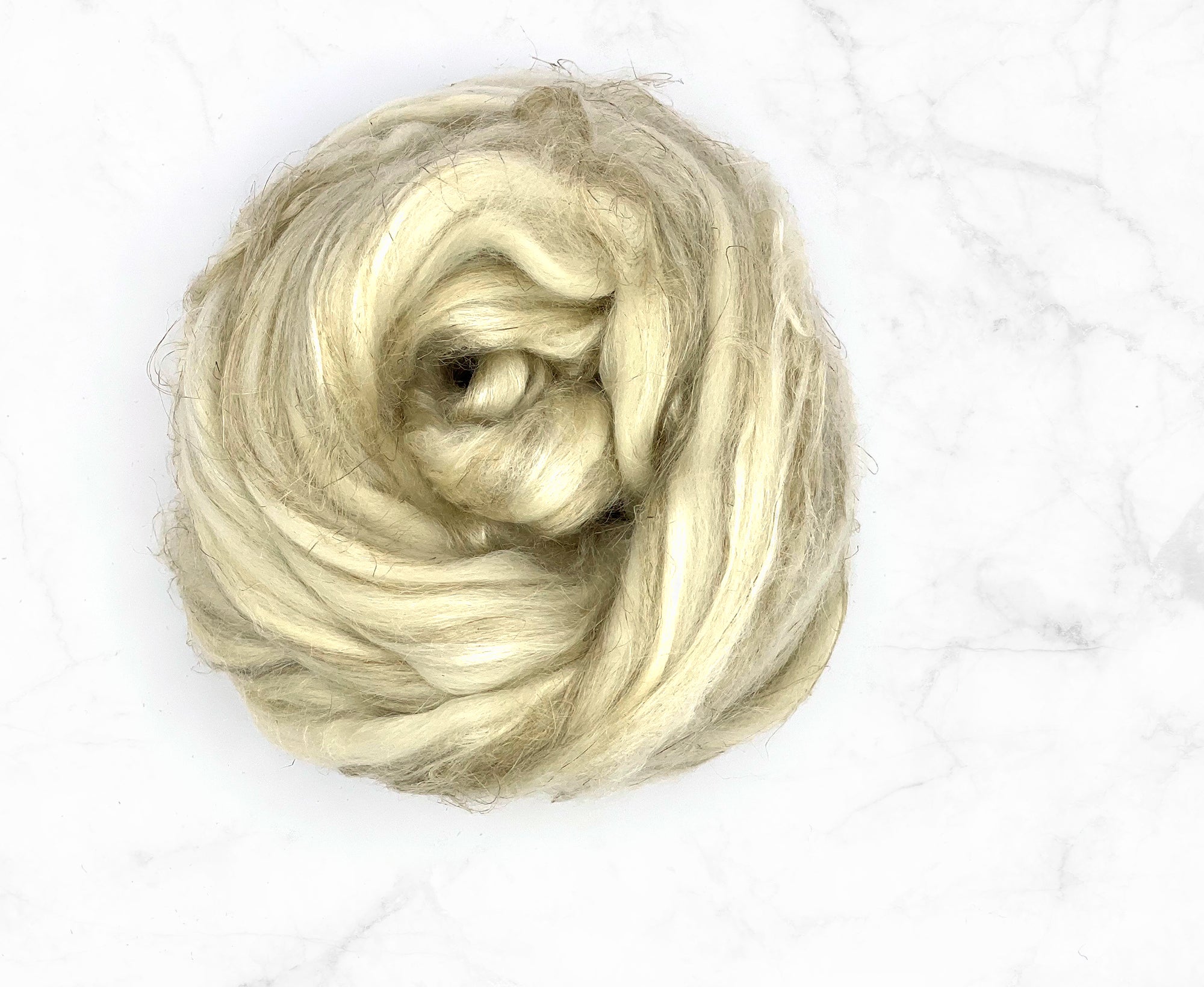 23mic 64's Merino / Tussah Silk / Natural Flax/Linen Top.