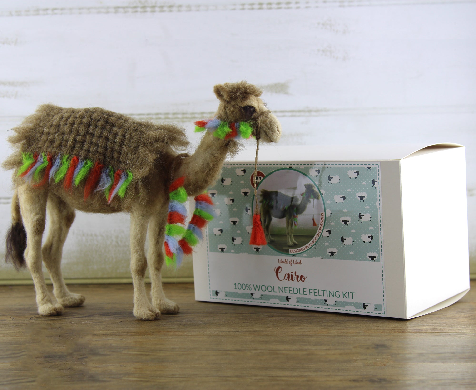 Cairo The Camel | Needle Felting Kit - World of Wool