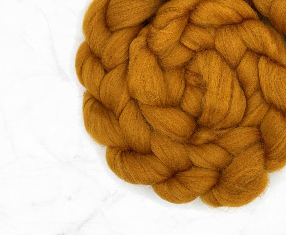 Merino Amber Jumbo Yarn.