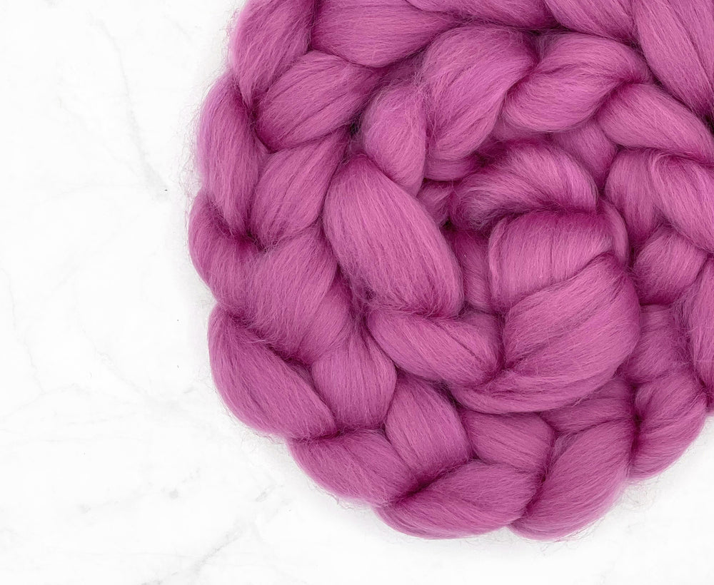 Merino Magenta Jumbo Yarn.