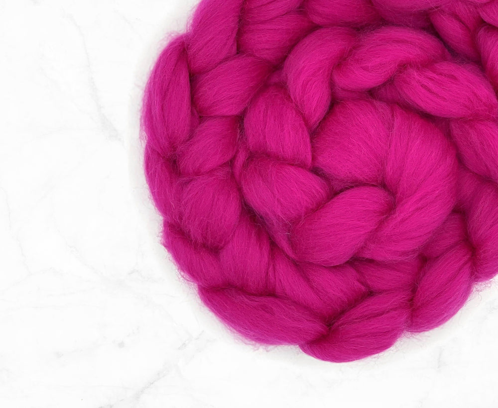 Merino Raspberry Jumbo Yarn - World of Wool